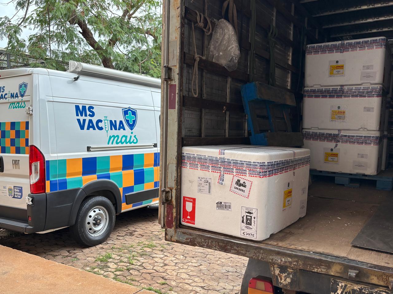 SES define distribuição das 7,8 mil doses contra dengue para os 79 municípios de MS