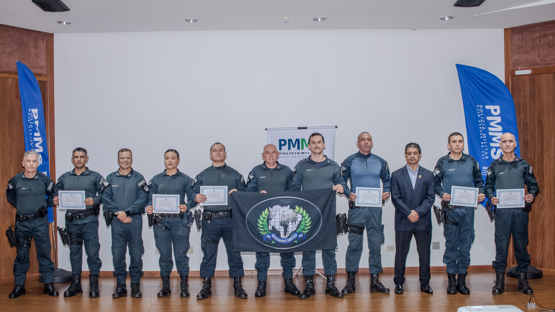 PM forma primeira turma de policiamento turístico e prepara MS para receber delegações da COP15