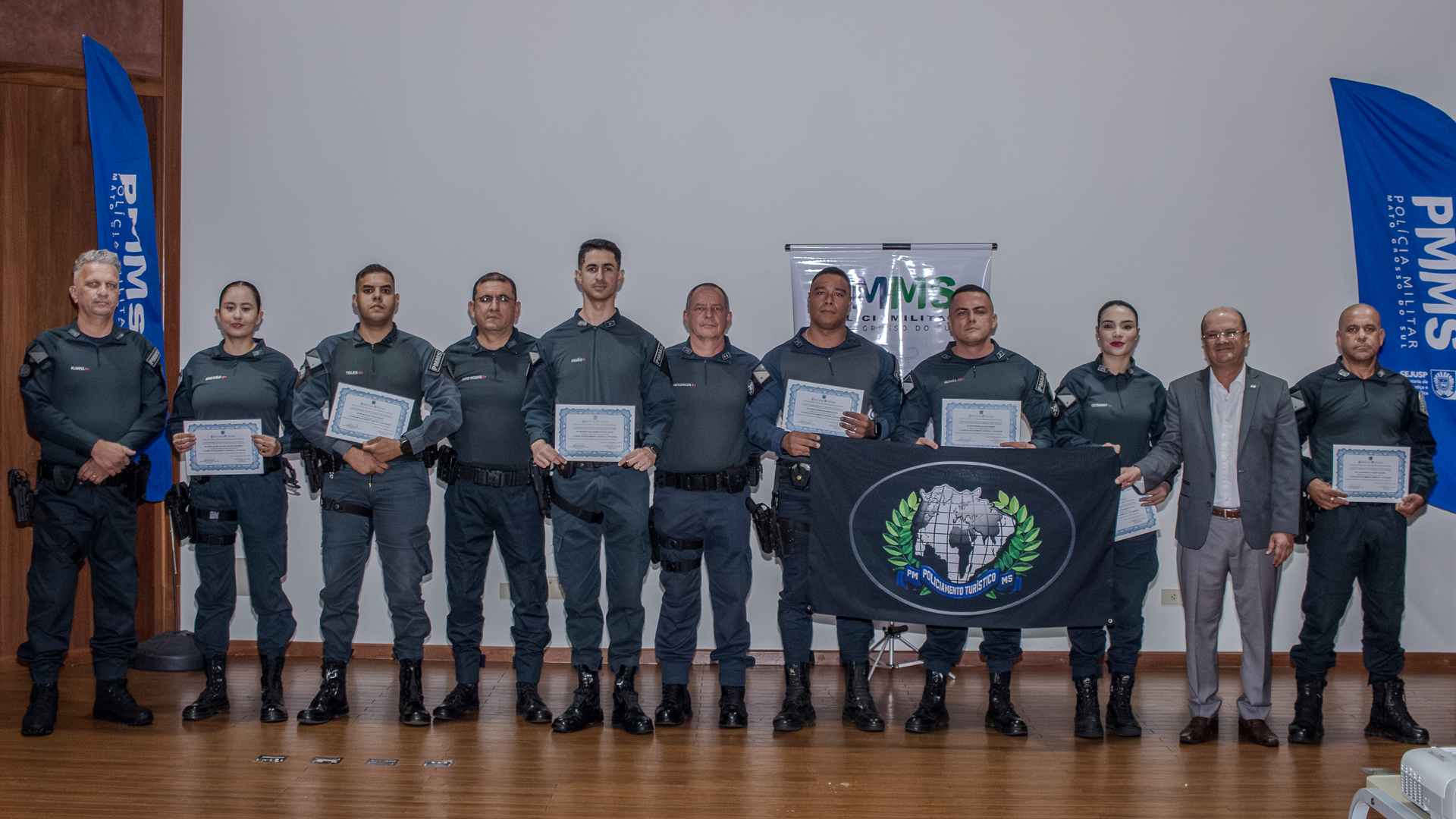 PM forma primeira turma de policiamento turístico e prepara MS para receber delegações da COP15