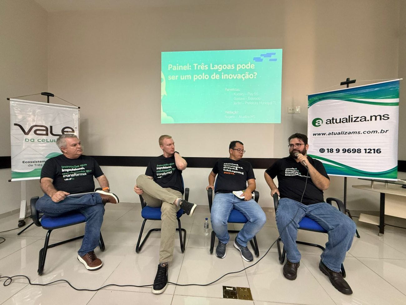 Três Lagoas se destaca no Startup Day e fortalece ambiente de inovação com apoio da Prefeitura