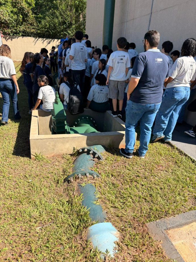 SEMANA DA ÁGUA – Alunos do Programa Gerando Futuro visitam Unidade de Tratamento de Água da Sanesul