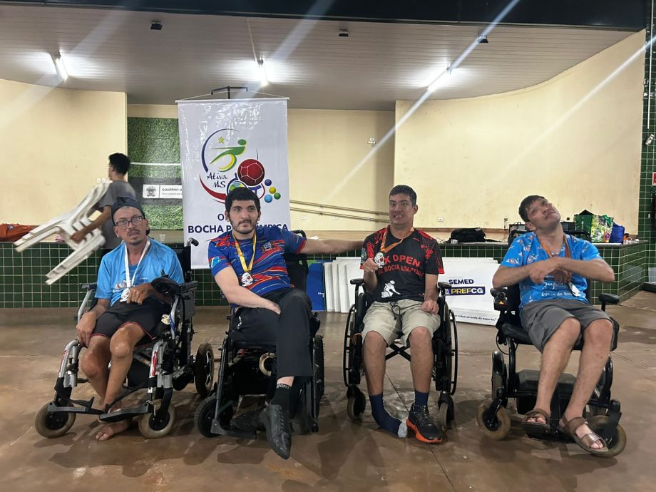 Equipe da SEJUVEL conquista ouro e prata no Open de Bocha Paralímpica em Campo Grande