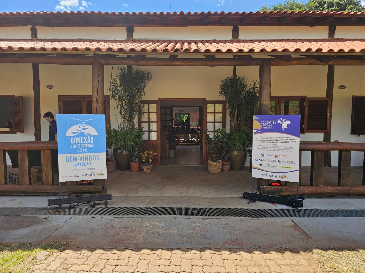 Ministra, governador e secretários visitam a Casa do Pantanal, que sedia eventos da COP15