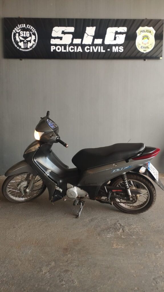 PC recupera moto subtraída e identifica menores responsáveis pelo furto em Três Lagoas