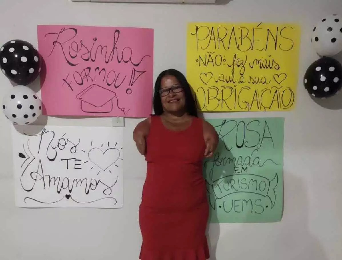 Primeira mulher com deficiência, Rosa abriu caminhos na Polícia Civil Primeira mulher com deficiência, Rosa abriu caminhos na Polícia Civil