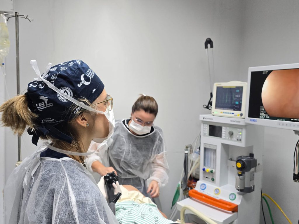 Março Azul: HRMS realiza mutirão de exames para prevenção do câncer de intestino Março Azul: HRMS realiza mutirão de exames para prevenção do câncer de intestino