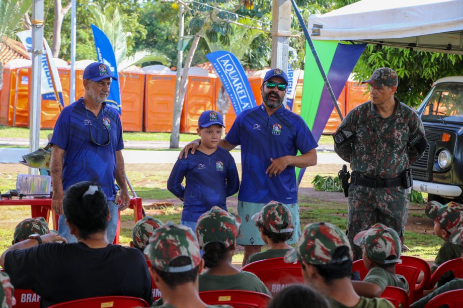 EDUCAÇÃO AMBIENTAL – Alunos da REME e SCFV Florestinha visitam o 15º Torneio de Pesca Esportiva em Três Lagoas