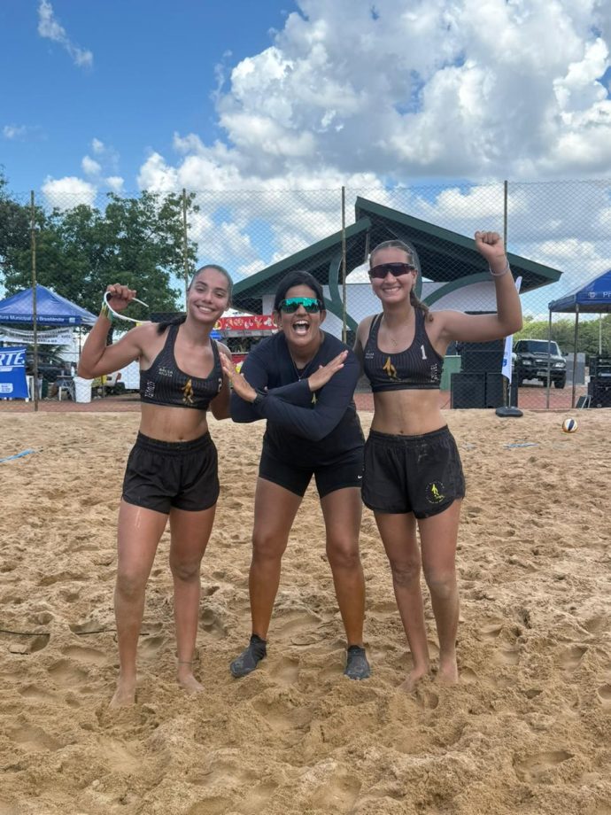 Atletas do Vôlei de Praia garantem primeiro e segundo lugar em torneio de Brasilândia