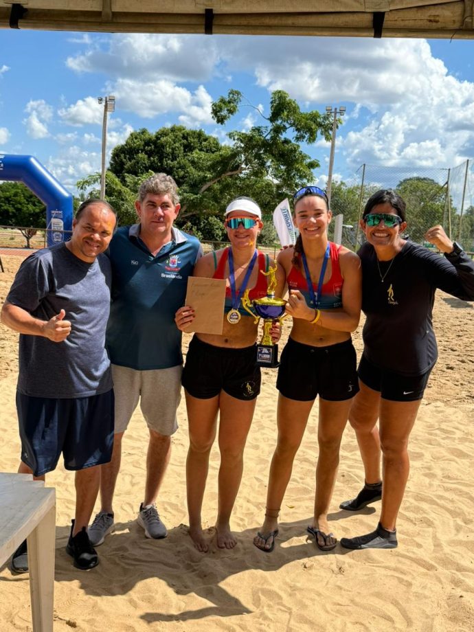 Atletas do Vôlei de Praia garantem primeiro e segundo lugar em torneio de Brasilândia