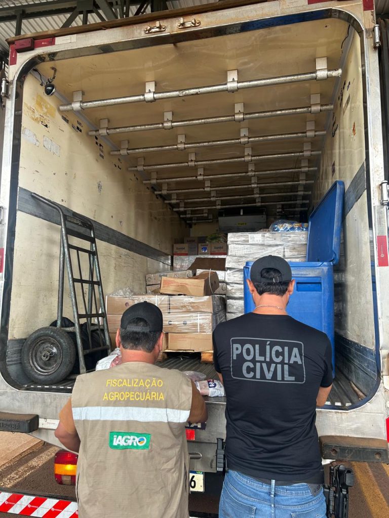 Força-tarefa apreende 1,5 tonelada de carne imprópria que seria fornecida em merenda escolar, em municípios do MS