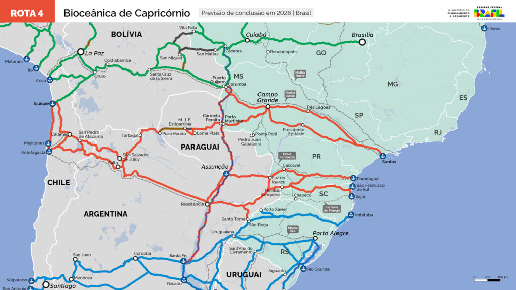 Ponte da Rota Bioceânica entra em fase decisiva e amplia perspectivas para a Costa Leste de MS