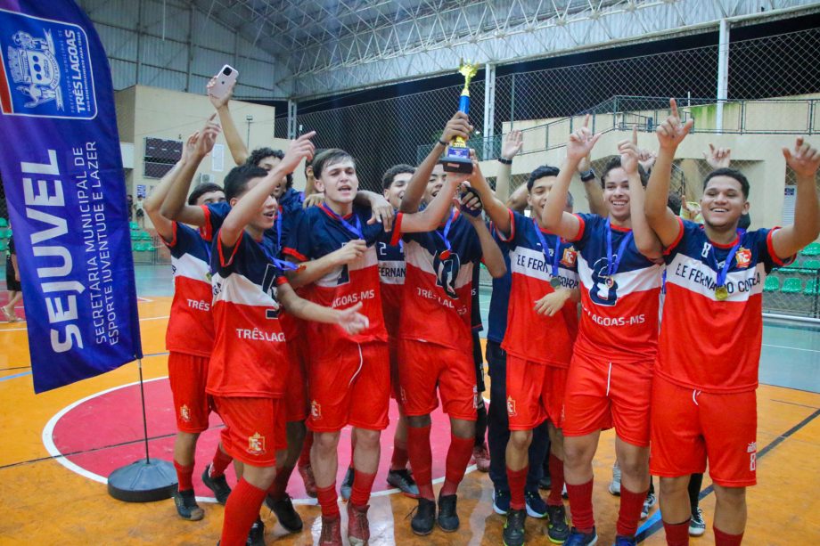 Fernando Corrêa conquista o título do futsal masculino Sub-17 dos JETs 2026 em Três Lagoas