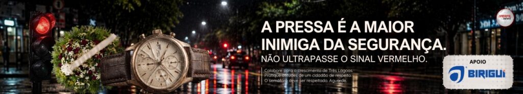Entre a pressa e a vida: Perfil News lança campanha por um trânsito mais humano e seguro em Três Lagoas
