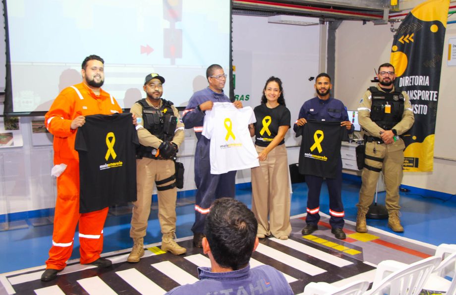Encerrando o Maio Amarelo, DEPTRAN promove palestra educativa na Petrobras Encerrando o Maio Amarelo, DEPTRAN promove palestra educativa na Petrobras