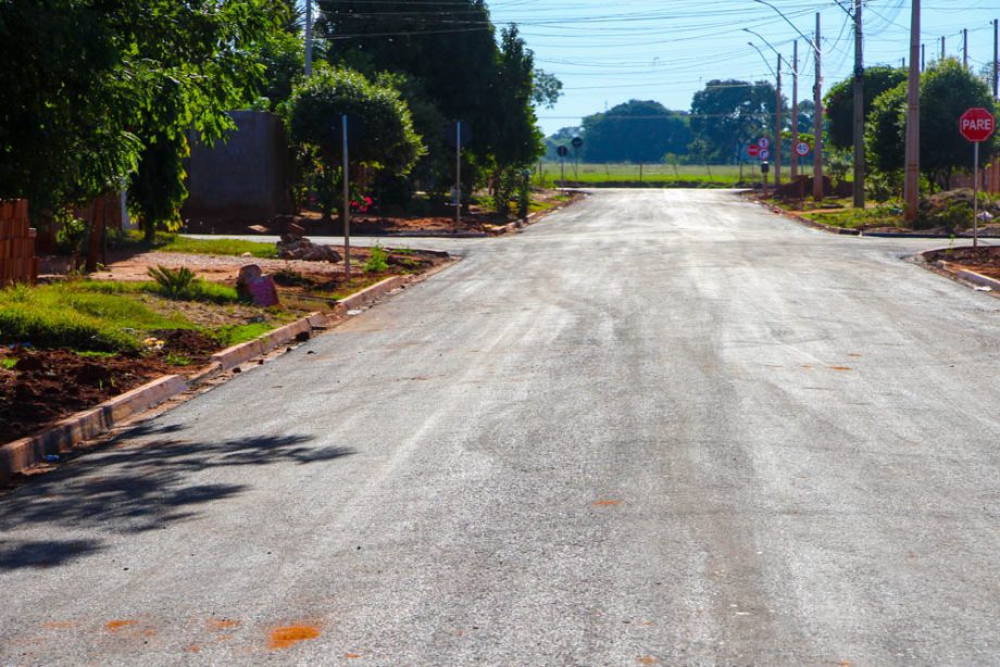 Pavimentação do Jardim das Primaveras é concluída e garante mais infraestrutura para a região