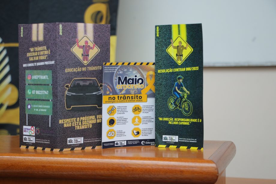Maio Amarelo segue com ações de conscientização e palestra sobre segurança no trânsito em Três Lagoas Maio Amarelo segue com ações de conscientização e palestra sobre segurança no trânsito em Três Lagoas