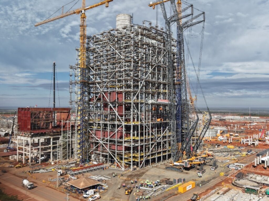 Após cruzar oceanos, “coração” da maior fábrica de celulose do mundo é instalado no Projeto Sucuriú Após cruzar oceanos, “coração” da maior fábrica de celulose do mundo é instalado no Projeto Sucuriú