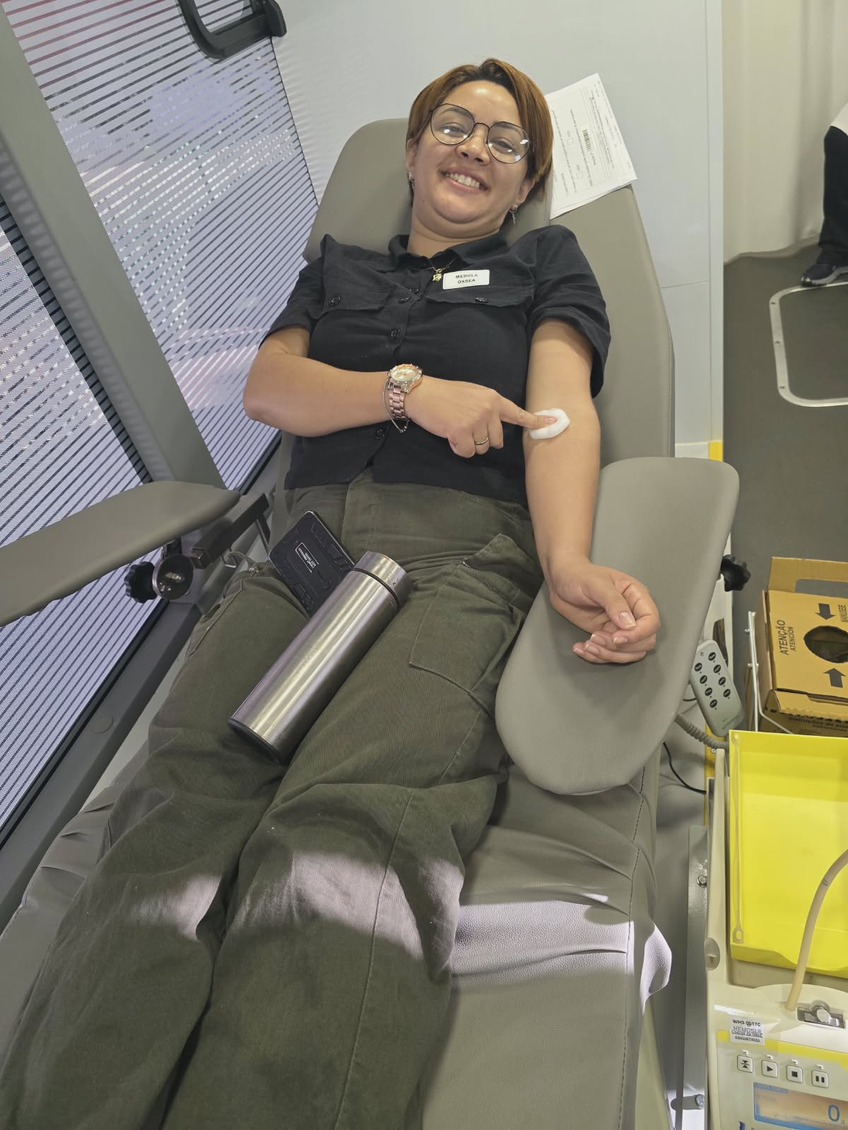 Solidariedade sobre rodas: ônibus do Hemosul aproxima doadores da rede de sangue em MS