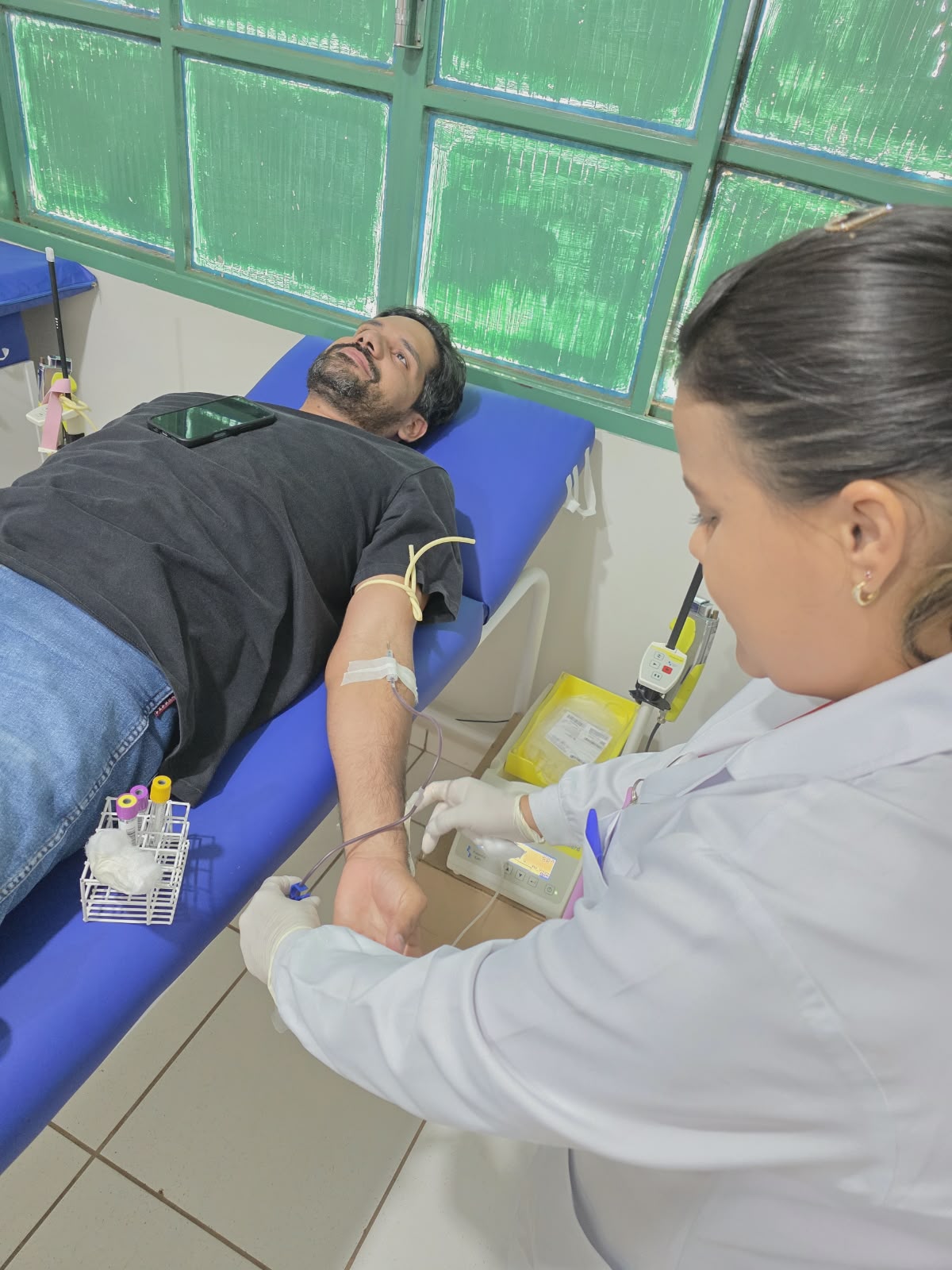Solidariedade sobre rodas: ônibus do Hemosul aproxima doadores da rede de sangue em MS