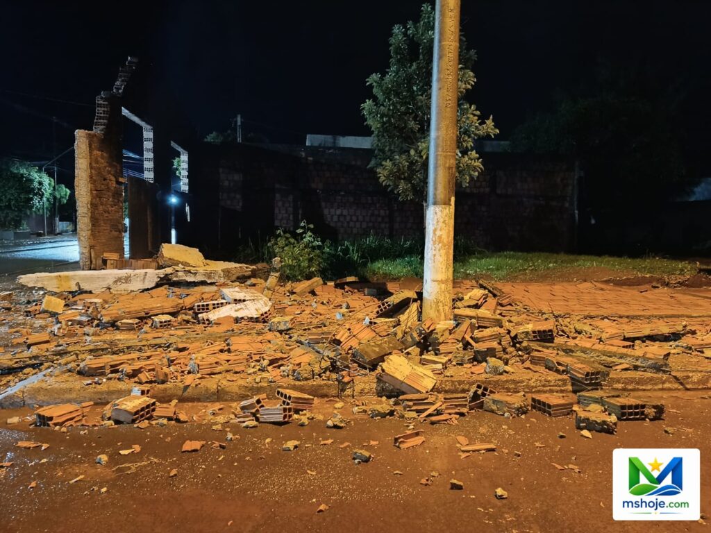 Temporal de granizo causa medo e prejuízos em Dourados e cidades da região