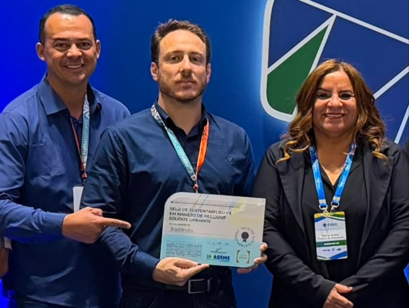 Brasilândia conquista Selo Bronze de Sustentabilidade em Gestão de Resíduos Sólidos da AGEMS Brasilândia conquista Selo Bronze de Sustentabilidade em Gestão de Resíduos Sólidos da AGEMS