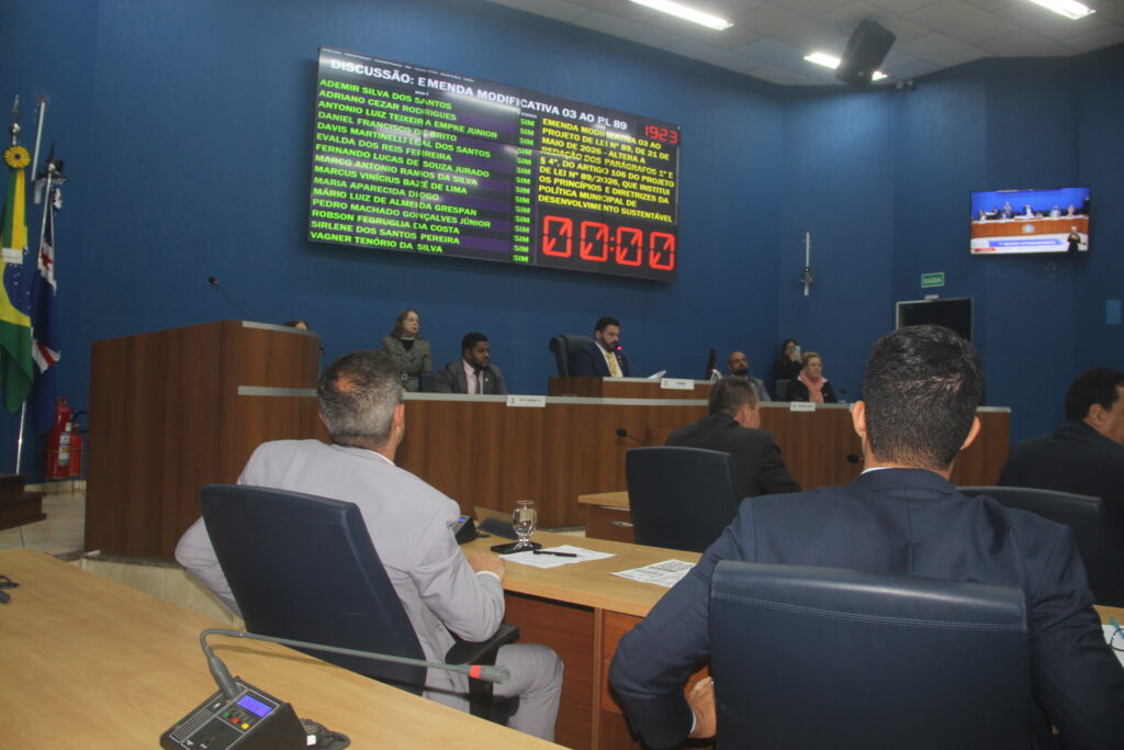 Câmara de Três Lagoas aprova atualização do Plano Diretor em sessão marcada por protestos e tumulto Câmara de Três Lagoas aprova atualização do Plano Diretor em sessão marcada por protestos e tumulto