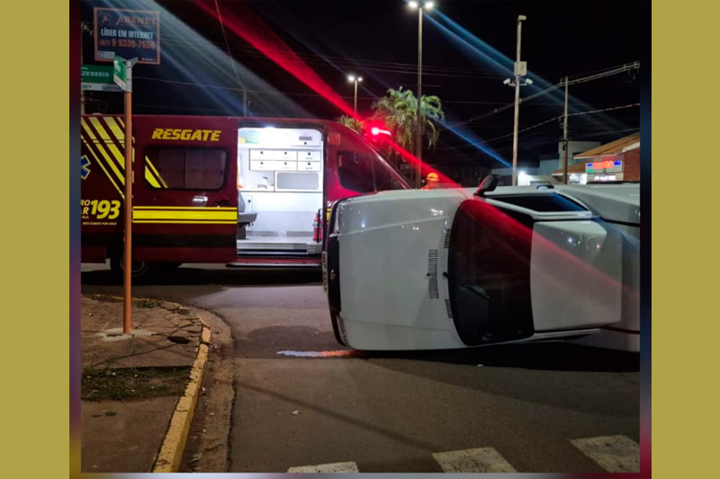 Bombeiros registram dois acidentes de trânsito em Chapadão do Sul Bombeiros registram dois acidentes de trânsito em Chapadão do Sul