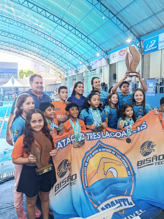 Sejuvel conquista primeiro lugar na categoria Mirim e terceiro no geral no Estadual de Natação Sejuvel conquista primeiro lugar na categoria Mirim e terceiro no geral no Estadual de Natação
