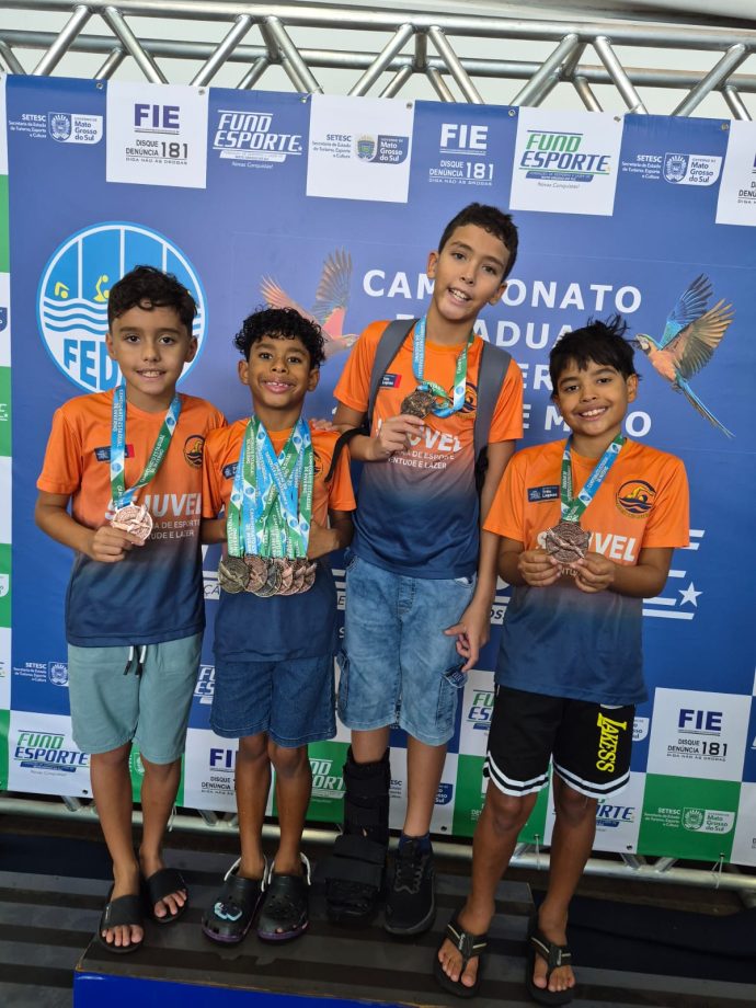 Sejuvel conquista primeiro lugar na categoria Mirim e terceiro no geral no Estadual de Natação Sejuvel conquista primeiro lugar na categoria Mirim e terceiro no geral no Estadual de Natação