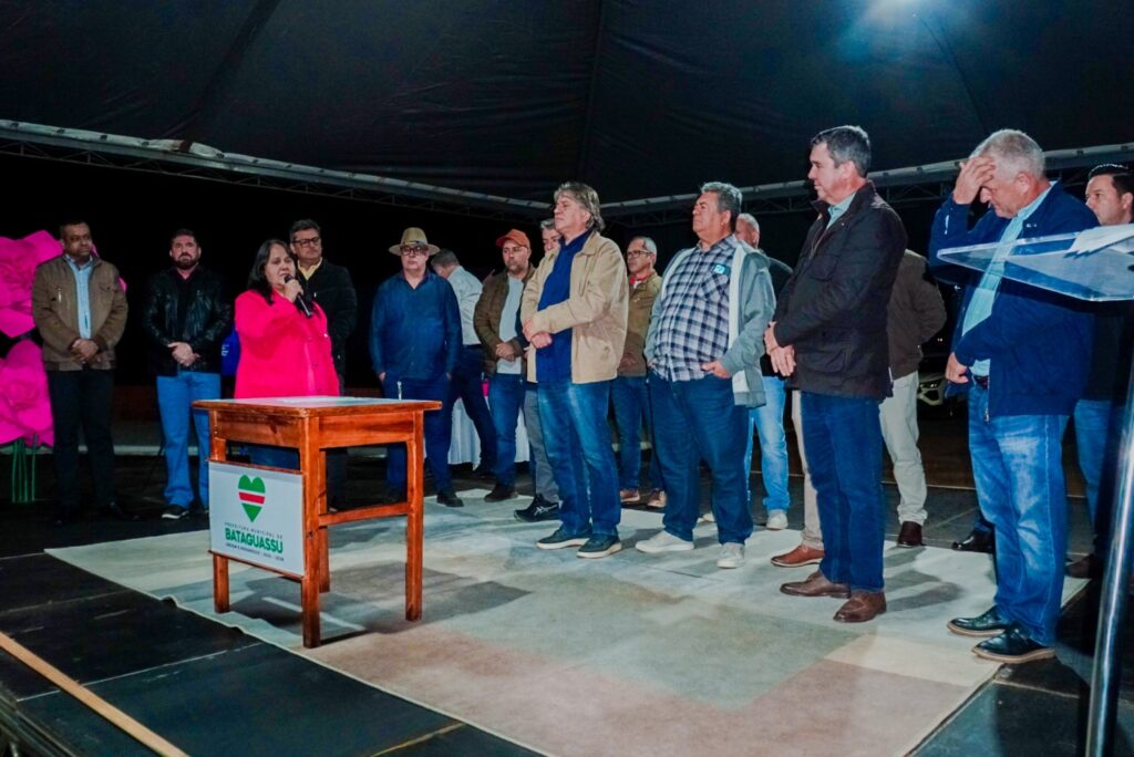 Pacote de cerca de R$ 20 milhões impulsiona novos investimentos em Bataguassu durante visita do governador Eduardo Riedel