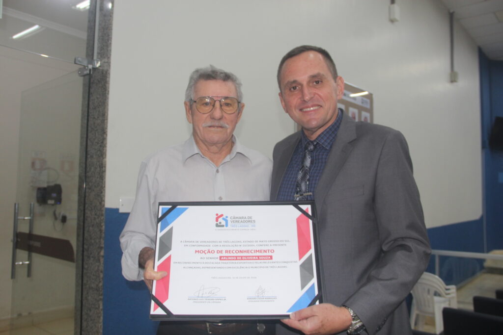 Vereador sargento Rodrigues homenageia personalidades que fazem a diferença em Três Lagoas Vereador sargento Rodrigues homenageia personalidades que fazem a diferença em Três Lagoas