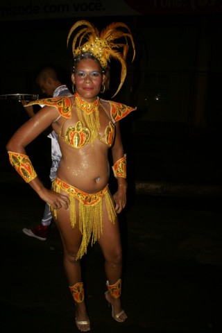 Escolas Acadêmicos Unidos de Três Lagoas e X15 alegram a noite durante desfile