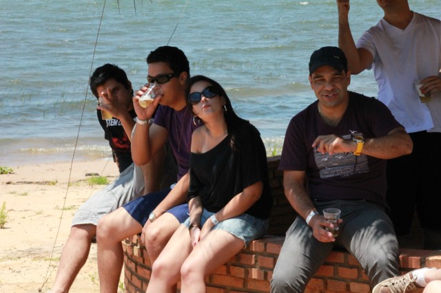 Confraternização da equipe Perfilnews na Pousada do Tucunaré