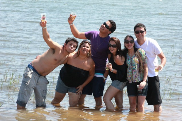 Confraternização da equipe Perfilnews na Pousada do Tucunaré