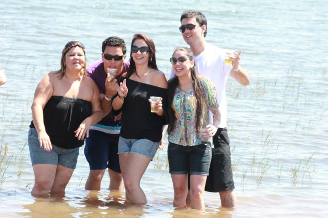 Confraternização da equipe Perfilnews na Pousada do Tucunaré