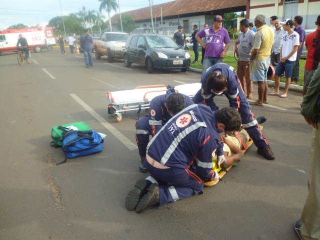 Idoso é atropelado e fica gravemente ferido em Três Lagoas