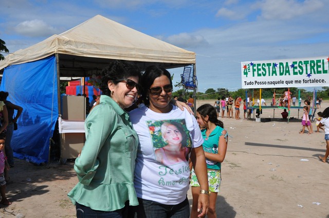 Prefeita Márcia Moura prestigia Festa da Estrelinha