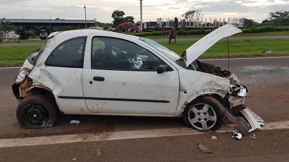 Acidente de carro mata um e deixa outro ferido na divisa entre SP e MS