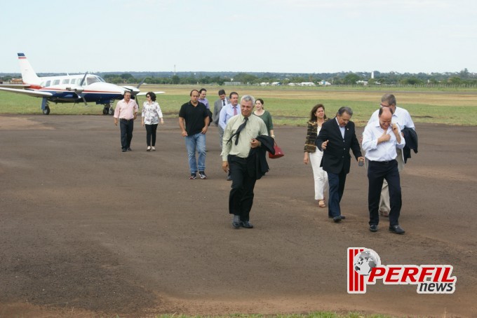 Várias autoridades chegaram em Três Lagoas para a inauguração Eldorado Brasil
