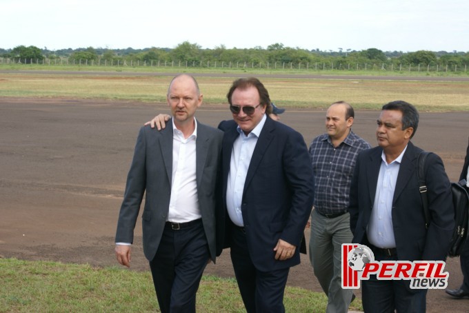 Várias autoridades chegaram em Três Lagoas para a inauguração Eldorado Brasil