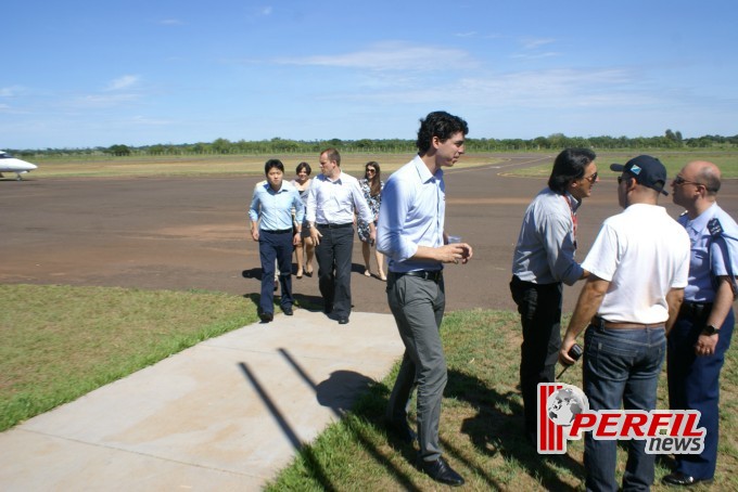 Várias autoridades chegaram em Três Lagoas para a inauguração Eldorado Brasil