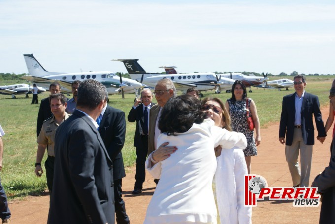 Várias autoridades chegaram em Três Lagoas para a inauguração Eldorado Brasil