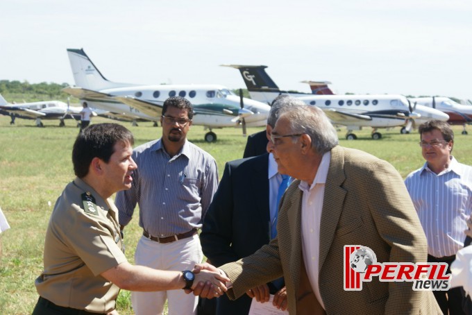 Várias autoridades chegaram em Três Lagoas para a inauguração Eldorado Brasil