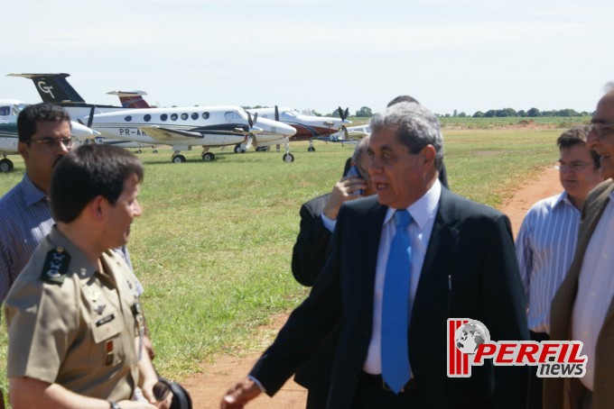Várias autoridades chegaram em Três Lagoas para a inauguração Eldorado Brasil