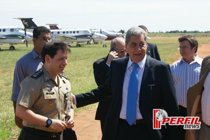 Várias autoridades chegaram em Três Lagoas para a inauguração Eldorado Brasil