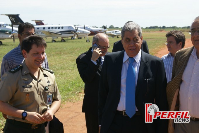 Várias autoridades chegaram em Três Lagoas para a inauguração Eldorado Brasil