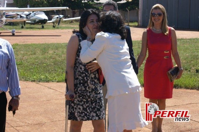 Várias autoridades chegaram em Três Lagoas para a inauguração Eldorado Brasil