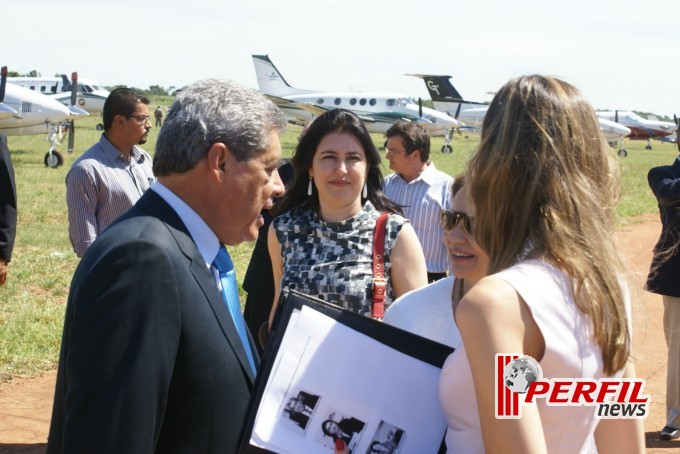Várias autoridades chegaram em Três Lagoas para a inauguração Eldorado Brasil