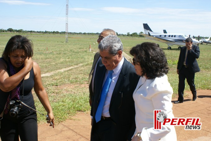 Várias autoridades chegaram em Três Lagoas para a inauguração Eldorado Brasil