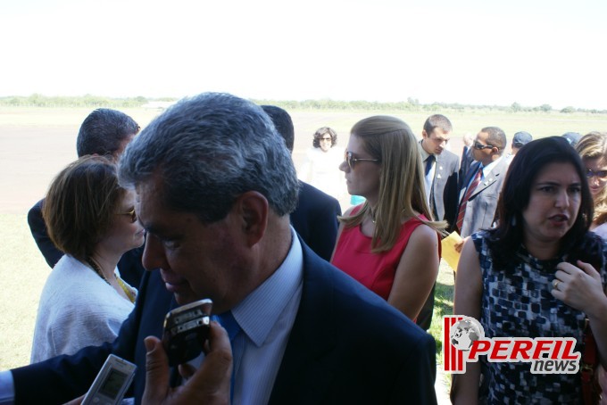 Várias autoridades chegaram em Três Lagoas para a inauguração Eldorado Brasil